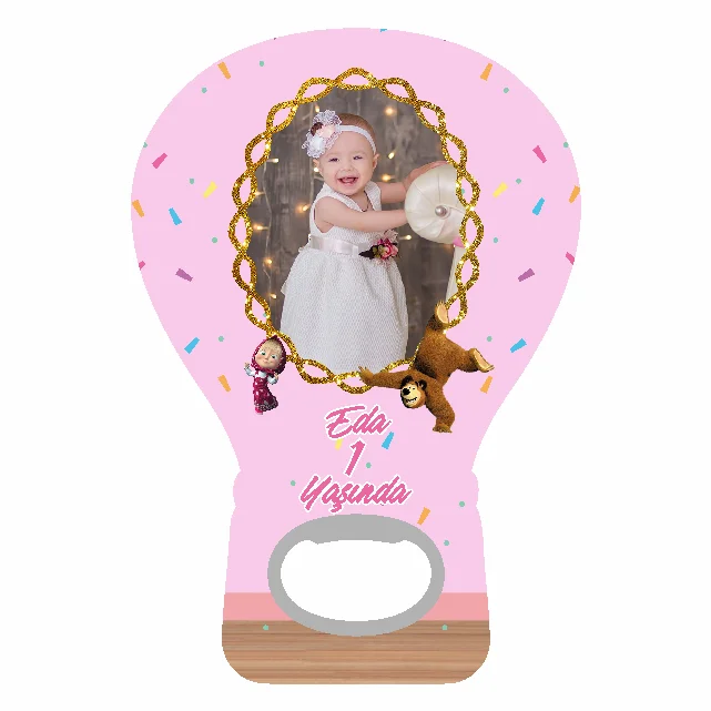 Maşa İle Koca Ayı Temalı Balon Açacak Magneti